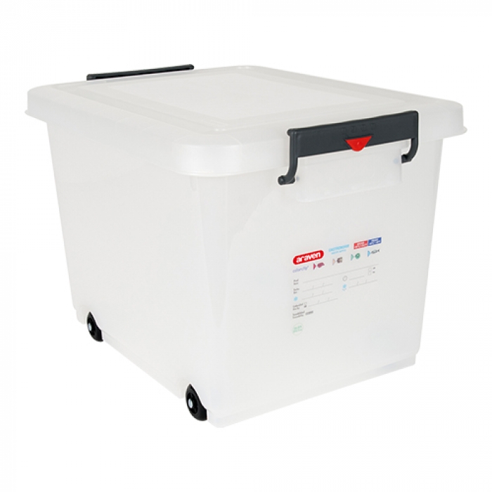 Araven Bac alimentaire 60L +roues - 53x40xH38cm